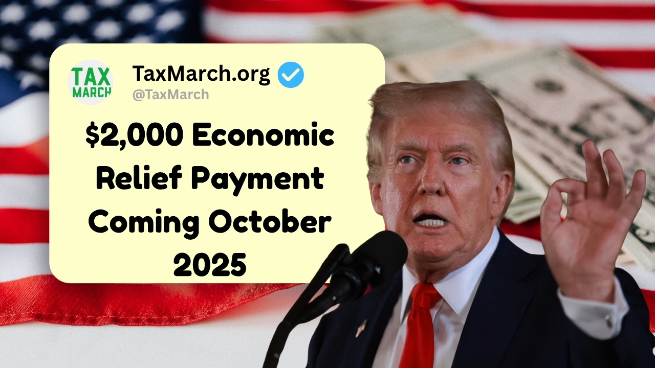 2,000 Economic Relief Payment Coming October 2025